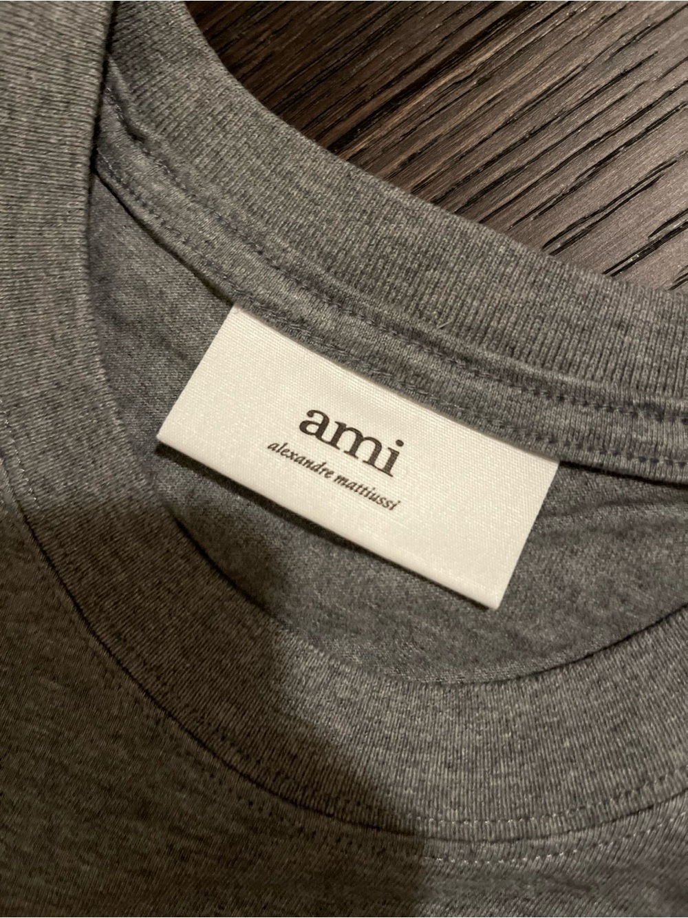 Grey Cotton Ami De Coeur Tshirt TS - Picture 4 of 4